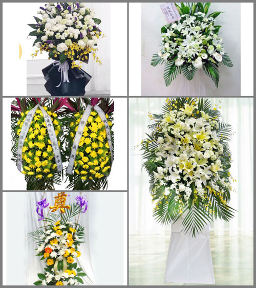 福建三明三元区莘口镇后溪村白事花篮预定